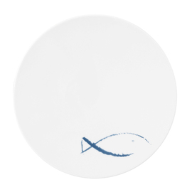 coup plate flat COUP FINE DINING BLUE SEA porcelain Ø 282 mm product photo