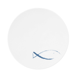 coup plate flat COUP FINE DINING BLUE SEA porcelain Ø 262 mm product photo