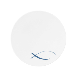 coup plate flat COUP FINE DINING BLUE SEA porcelain Ø 215 mm product photo