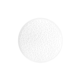 plate flat NORI white Ø 166 mm porcelain full relief product photo