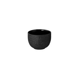 dipping bowl NORI black 120 ml bisque porcelain with relief Ø 72 mm product photo