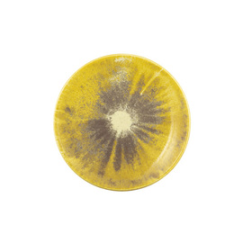 bread plate BATIK KURKUMA Ø 158 mm porcelain yellow product photo