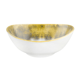 bowl BATIK KURKUMA 700 ml porcelain yellow H 73 mm product photo