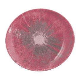 plate BATIK HIBISKUS oval 302 mm x 277 mm | porcelain red product photo