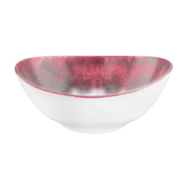 bowl BATIK HIBISKUS 700 ml oval porcelain red H 73 mm product photo