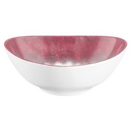 bowl BATIK HIBISKUS 1 ltr oval porcelain red H 80 mm product photo