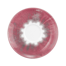 latte saucer BATIK HIBISKUS Ø 159 mm porcelain with decor product photo