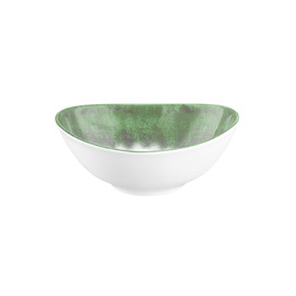 bowl BATIK MATCHA 50 ml oval porcelain green H 33 mm product photo
