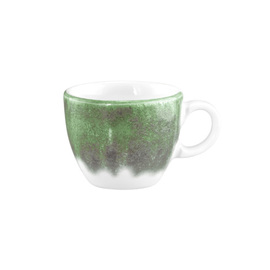 espresso cup BATIK MATCHA 90 ml porcelain green with decor product photo