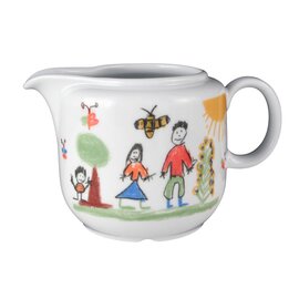 pitcher porcelain multi-coloured decor "Flori" 500 ml product photo