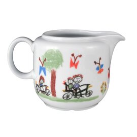 pitcher porcelain multi-coloured decor "Flori" 500 ml product photo  S