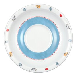 saucer porcelain multi-coloured | Decor "mice" Ø 145 mm product photo