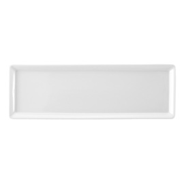 platter BUFFET GOURMET porcelain white rectangular 325 mm x 108 mm product photo