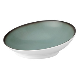 bowl BUFFET GOURMET porcelain turquoise Ø 280 mm H 110 mm product photo