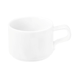 coffee cup GOOD MOOD 180 ml | porcelain white product photo