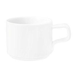 cappuccino cup GOOD MOOD 250 ml | porcelain white product photo