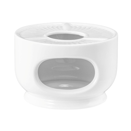 teapot warmer BLUES | porcelain white Ø 107 mm product photo