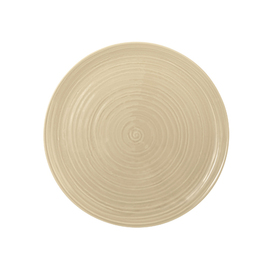 plate flat TERRA COLOUR GLAZE beige Ø 278 mm | porcelain product photo
