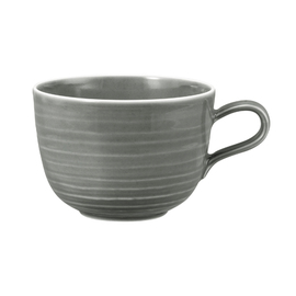 latte cup TERRA COLOUR GLAZE porcelain grey 380 ml product photo