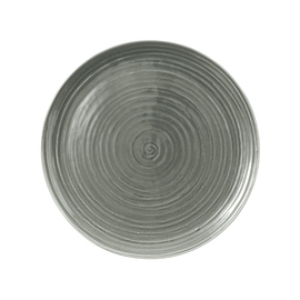 plate flat TERRA COLOUR GLAZE grey Ø 278 mm | porcelain product photo