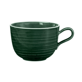 latte cup TERRA COLOUR GLAZE porcelain green 380 ml product photo