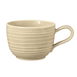 coffee cup TERRA COLOUR GLAZE porcelain beige 200 ml product photo