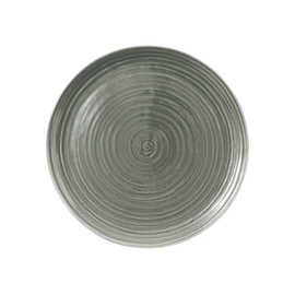 bread plate TERRA COLOUR GLAZE grey Ø 177 mm | porcelain product photo