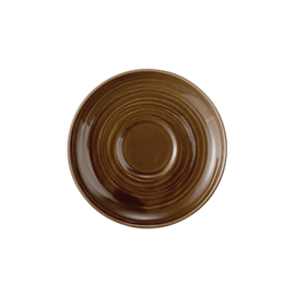 tea cup saucer TERRA COLOUR GLAZE brown Ø 133 mm product photo