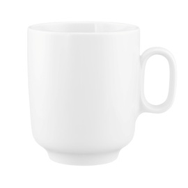 coffee mug SENTO with handle 400 ml | porcelain white product photo