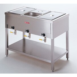 bain-marie floor model gastronorm - 200 mm  • 5000 watts | open base unit product photo