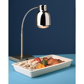 buffet heat lamp stainless steel | light colour white  H 700 mm product photo