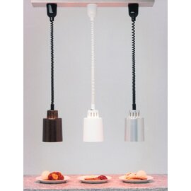 heat lamp row stainless steel aluminium copper black | light colour white  Ø 150 mm  L 600 mm product photo
