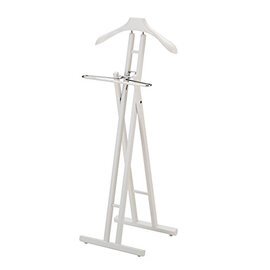 suit stand LIVORNO wood metal white  H 1040 mm product photo