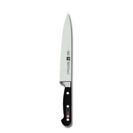 meat knife PROFESSIONAL S smooth cut  | riveted | black | blade length 20 cm product photo