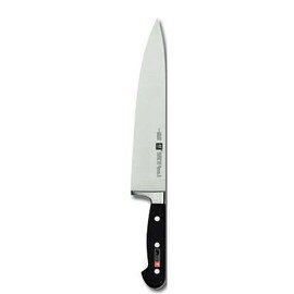 chef's knife PROFESSIONAL S smooth cut  | riveted | black | blade length 26 cm product photo