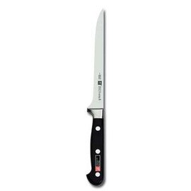 fillet knife PROFESSIONAL S smooth cut  | riveted | black | blade length 18 cm product photo