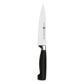 meat knife FOUR STAR smooth cut | black | blade length 16 cm product photo