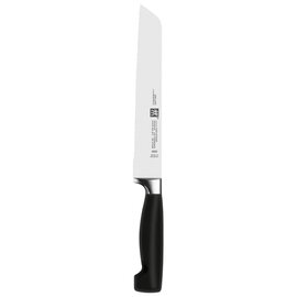 bread knife FOUR STAR straight blade | black | blade length 20 cm product photo