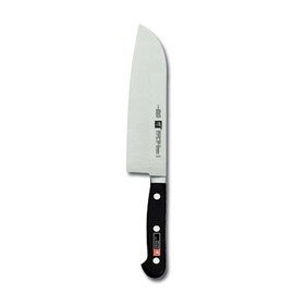 santoku PROFESSIONAL S straight blade smooth cut  | riveted | black | blade length 18 cm product photo