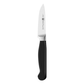 larding knife|garnishing knife PURE smooth cut | black blade length 8 cm product photo