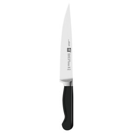 meat knife PURE smooth cut | black | blade length 20 cm product photo