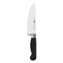 Cooking knife, wide blade, series: Pure, handle: plastic, black, size: 6 '', 160 mm product photo
