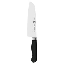 santoku PURE straight blade smooth cut | black | blade length 18 cm product photo