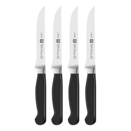 Steak set 4-pcs., Steak knife, Series: Pure, Handle: Plastic, black, Size: 4 1/2 '', 120 mm product photo