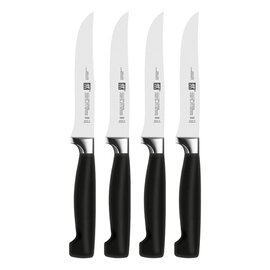 Steak set, 4-pcs., Four Star ® series, 4 steak knives 120 mm, handle: plastic, black product photo
