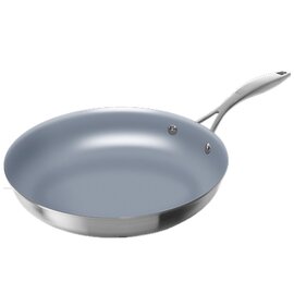 frying pan SOL stainless steel non-stick coated induction-compatible  Ø 280 mm • long stainless steel handle product photo