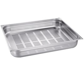 gastronorm container GN-P 2/1-100 stainless steel | perforated product photo
