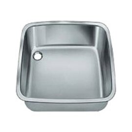 kitchen sink stainless steel 700 x 600 x 300 mm | outlet type on the left product photo