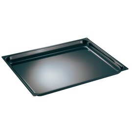 Gastronorm sheet GN 2/1 metal granite enamel black H 40 mm product photo