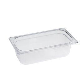 gastronorm container GN 1/3  x 65 mm BLANCO GN CONTAINER POLYCARBONATE GN-K 1/3-65 plastic product photo